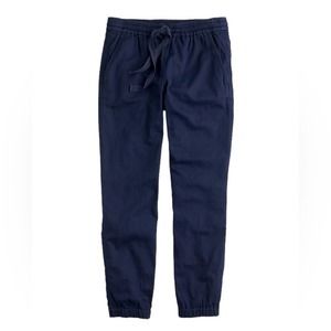 J. Crew Women’s Point Sur Seaside Pant Size 4 in Navy Blue Cotton Twill